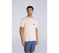 Animal Chase Mens Cotton Relaxed T-Shirt - Lightweight & Breathable, Casual Wear Shirt - Spring Summer Walking, Holiday & Outdoors Cream M