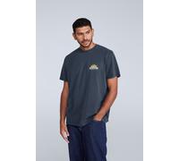 Animal Chase Mens Graphic Relaxed T-Shirt - Navy