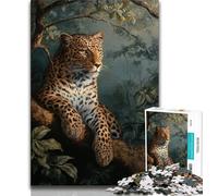 Animal Cheetah Jigsaws Puzzles 1000 Pieces for Adults Gifts,Challenging Family Activity Games DIY Toy for Home Wall Decor Gifts (50x75cm)