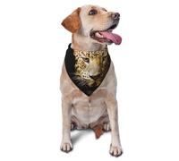 Animal CheetahDog Bandanas Cat Puppy Scarfs Washable Pet Handkerchief