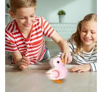 Animal Chickens And Roosters Cute Children's Toys Toys Accompany Children To Grow Happily And Are Great(Batteries Not Included) Easter Animals for Girls Large (A, 14x10x17cm)