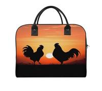 Animal Chickens Laptop Tote Bag Casual Travel Handbag Multi Pocket Shoulder Bags for Work Travel