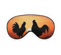 Animal Chickens Sleeping Mask, Light Blocking Eye Mask, Comfortable and Soft, Eye Cover with Elastic Band, Suitable for Men and Women, Suitable for Travel/Sleeping