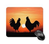 Animal Chickens Square Mouse Pad Portable Computer Mousepad with Non-Slip Rubber Base 20 * 25cm Ultra-Thin Gaming Mouse Mat for Computer Laptop Office Desk Accessories