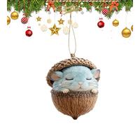 Animal Christmas Decoration for the Christmas Tree, 2D Acrylic Cute Animal Decoration - Christmas Tree Decoration, for Home Decoration, Winter Parties, Wall Decoration, Window Decoration, Farmhouse