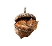 Animal Christmas Decorations 2D Acrylic Ornament Pattern for Christmas Tree Owl Squirrel Ornament Pendant Hedgehog Bunny Bird Xmas Ornaments For The Home