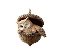 Animal Christmas Decorations 3D Acrylic Ornament Pattern for Christmas Tree Owl Squirrel Ornament Pendant Hedgehog Bunny Bird Xmas Ornaments For The Home