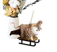 Animal Christmas Decorations, Christmas Tree Decorations for Parties, Soft Festive Pendants Creative Supplies for Home, Office, Farm, Garden, Tables
