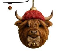 Animal Christmas | Funny Two-Dimensional Acrylic Decorations | Christmas Animals Rustic Style Natural | for Party Farm Bedroom Festival Outdoor Indoor Wall