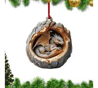 Animal Christmas Ornaments,2D Acrylic Christmas Ornaments Animals | Colorful Festive Pendant Portable Decorations for Holiday Tree Mobile Phones Car Wall Home Friends Family