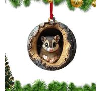 Animal Christmas Ornaments,2D Acrylic Realistic Animal Ornaments Decor - Cute Pendant Portable Holiday Decorations Wall Bags for Car Mobile Phones Home Family Friends Colleagues
