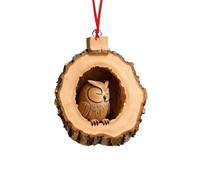 Animal Christmas Ornaments 2D Cute Christmas Acrylic Pendant Animal Raccoon 2D Acrylic Christmas Ornaments 2026 Forest Cartoon