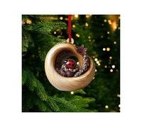 Animal Christmas Ornaments Christmas Tree Ornaments Little Animals Pattern Acrylic Decoration Forest Animal Hanging Ornament Animal Lovers Gift