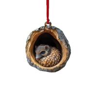 Animal Christmas Tree Ornaments, Christmas Tree Animal Pattern Acrylic Ornament, Seasonal Decor for Christma Trees, Forest Animals Decoration, Christma Decor Keepsake Gifts
