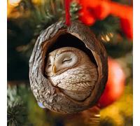 Animal Christmas Tree Ornaments, Cute Possums/Sloth/Parrot/Koala/Lemur/Cat/Rooster/Owl Christmas Tree Decorations, Christmas Tree Animal Pattern Acrylic Ornament, Fores-t Animal Decoration