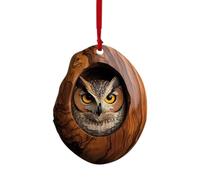 Animal Christmas Tree Ornaments Decorations Christmas Tree Animal Pattern Acrylic Ornament, Forest Animal Decoration UK Sales Seasonal Decor for Christmas Tree, Decor Keepsake Gifts Cute Animal