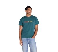Animal Men's 'Classico' Lightweight Breathable Soft Short Sleeve Cotton T-Shirt in Teal | Size: Small Animal Teal S