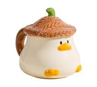 Animal Coffee Mug - Duck Shaped Cup, Decorative Drinkware, Ceramic Hand-Painted | Fun Tableware for Adults Friends Collectors Kitchen Office Home Beverage Tea Coffee Gift Novelty Cup