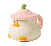 Animal Coffee Mug - Duck Shaped Cup, Decorative Drinkware, Ceramic Hand-Painted | Fun Tableware for Adults Friends Collectors Kitchen Office Home Beverage Tea Coffee Gift Novelty Cup