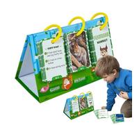 Animal Cognition Flash Cards - 69X Realistic Animal Photo Cards for Early Learning | Educational Vocabulary Builder and Matching Game Set | Fun Preschool Activity for Homeschooling, Classroom, and Fam