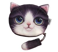 Animal Coin Purse - Cartoon Cat Plush Coin Purse, Animal Coin Purse for | Portable Cell Phone Coin Purse, Cards, Cute Lipstick Coin Purse, Gioie, purple, riferimento alla descrizione,