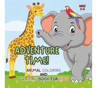 Animal Coloring and Writing Book: Adventure Time