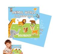 Animal Coloring Book for Kids, Animal Coloring Book,Adorable Animal Character Drawing Book | 40 Sheets Coloring Doodles Book Easy and Simple Designs for Kids