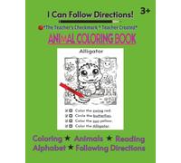 Animal Coloring Book: I Can Follow Directions!