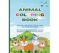 Animal Coloring & Fun Facts Book for Kids: Learn and Color 28 Amazing Creatures from Around the World: Fun Animal Facts + Cute Coloring Pages for Kids ... Jungle, Farm, Ocean & Forest Animals