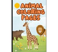 Animal coloring pages: Kids Wildlife coloring Black & White Worksheet
