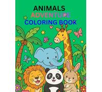 "Animal colouring Book: cute animals colouring book for kids Ages 3-8