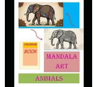 ANIMAL COLOURING MANDALA ART BOOK