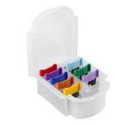 Animal Comb Set, Compatible With WAHL, Arco, Bravura, Chromado | 8-color metal pet grooming guide combs for dog cat horse clipper(A5----8pcs)