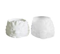 Animal Concrete Moulds, Silicone Planter Mould, Hedgehog Planter Mould, Resin Animal Ornaments, Pot Mould, Crafts, Reusable Craft Tools for Decora