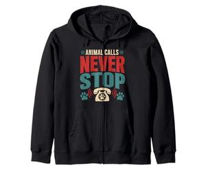 Animal Control Officer Animal Control ACO Gift Zip Hoodie