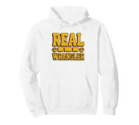 Animal Control Officer Real Wrangler Humor Funny Occupation Pullover Hoodie