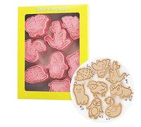 Animal Cookie Cutters, Koala Plastic Cookie Stamps For Biscuit,Swan Cookie Mould Press,Cute Animals Cookie Mould Set Kitchen Tools (Animal)