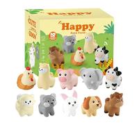 Animal correspondence toy set, animals suitable for early learning, soft farm animals, toys for toddlers suitable, preschool learning activities for