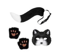 Animal Costume Kit with Tail and Animal Gloves