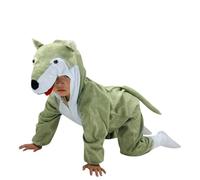 Animal Costume Romper for Stage Outfit for Theatre Play Party Giraffe Chick Monkey Family Partner Look Long Sleeve Winter Christmas Carnival Birthday Photo Shooting Jumpsuit Onesie (Green2, 2-3 Years)