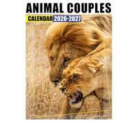 Animal Couples Calendar 2026 - 2027: Keep Life On Track Jan 2026 To Dec 2027 With Monthly Planner Us Holidays Ideal For Giving