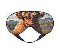 Animal Cow Print Functionality Outdoor Travel Eye Mask Breathable Camping Meditation Yoga Friendly