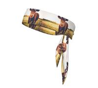 Animal Cow Printing 1 Pieces Headband Hair Band Unisex Dry Head Tie Sport Band For Basketball Running Tennis