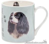 Animal Crackers A House Is Not A Home' King Charles Spaniel Design Quality Ceramic Mug, Gift Boxed