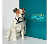 Animal Crackers Border Collie sitting figurine from the Dog Studies range, gift boxed (Jack Russell)