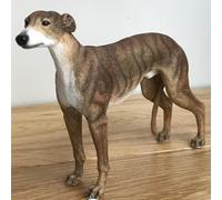 Animal Crackers Brindle Greyhound Figurine, Leonardo Dog Studies Range, Gift Boxed Animal Crackers Multicolor