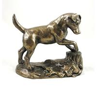 Animal Crackers Cold cast bronze Jack Russell Terrier figurine designed by Harriet Glen