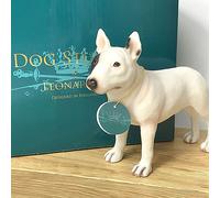 Animal Crackers English Bull Terrier Dog Figurine By Leonardo, Gift Boxed Animal Crackers Multicolor