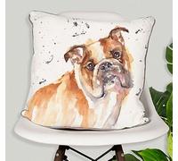 Animal Crackers English Bulldog Cushion & Inner Leonardo Man's Best Friend Range Dog Lover Gift