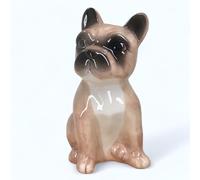 Animal Crackers French Bulldog Ceramic Money Box Piggy Bank Decoration Frenchie Lover Gift in Beige Animal Crackers Beige